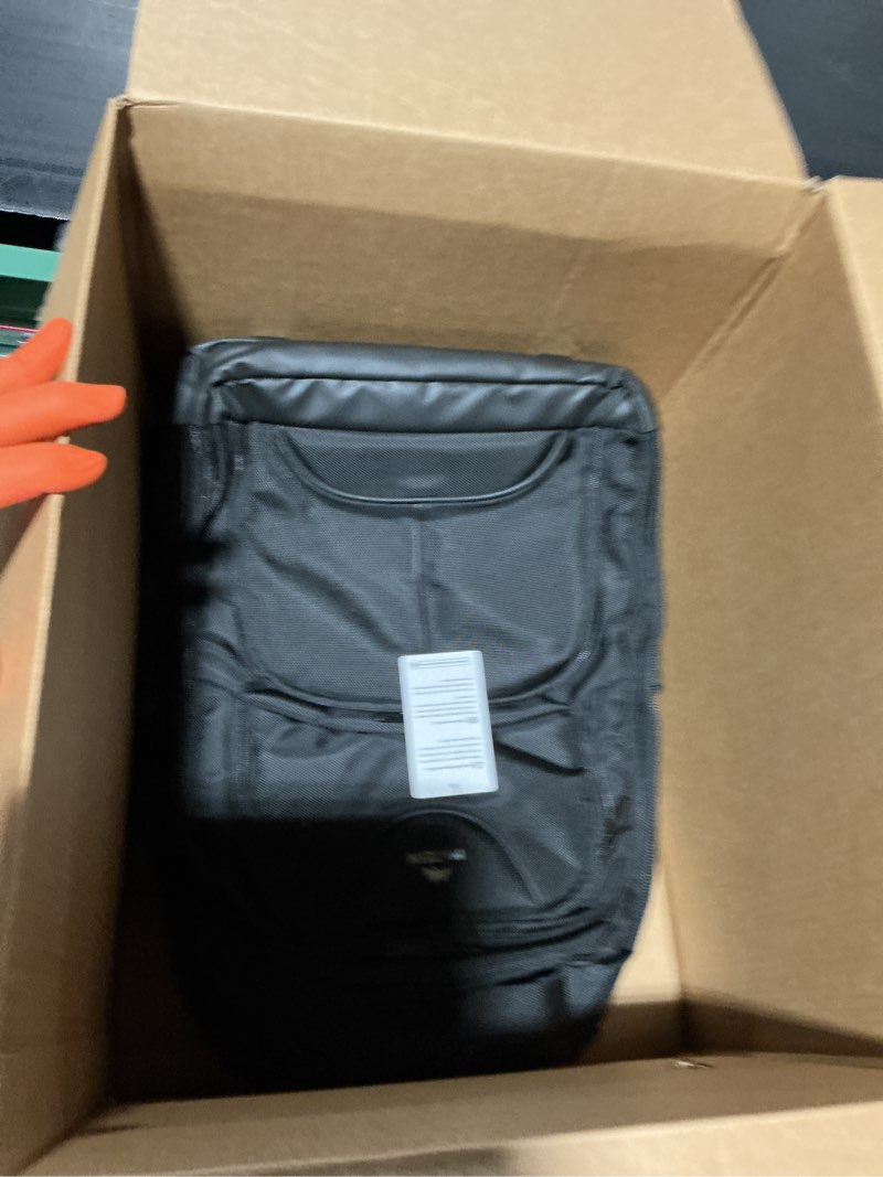 Condition photo showing Good Condition for matein rolling backpack, 17 inch water resistant wheeled laptop backpack, carry on luggage business bag, overnight college computer bag trolley suitcase for men women adults to travel, black 17-inch black