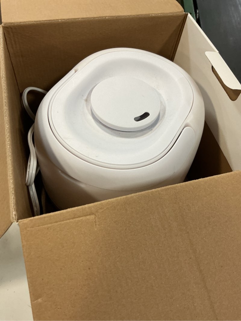 Condition photo showing Good Condition for frida baby 3-in-1 cool mist humidifier for large rooms, top fill humidifier for bedroom, allergy relief, 60 hour runtime + nightlight, auto shut-off, quiet, carry handle, essential oil diffuser white 0.6 gallon tank