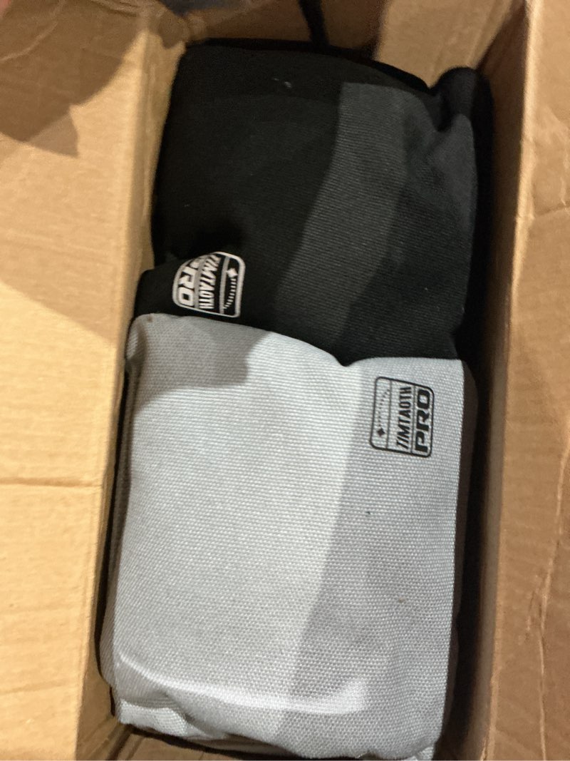 Condition photo showing As Is for dual sided corn hole bags professional cornhole bags set of 8 regulation corn hole bean bags slick and stick black and gray