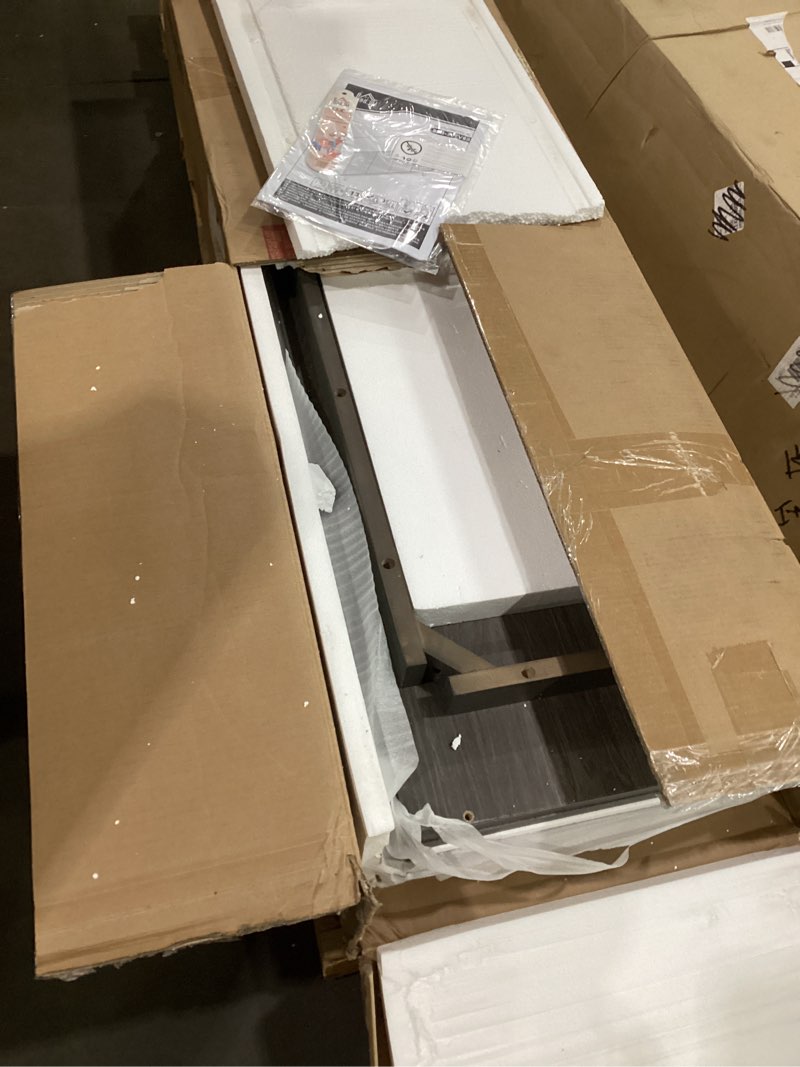 HOMCOM Fluted Sideboard Buffet Cabinet, 55" Modern Accent Console Cabinet with 4 Doors, 2 Adjustable