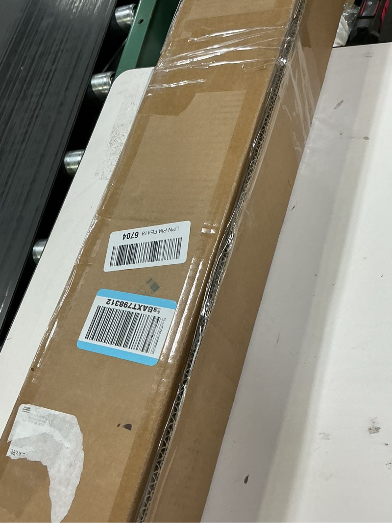 Condition photo showing New/Like New for 4x8FT Garage Floor Mat, 2.8mm Thickened Flooring Roll for Under Car, Golf Cart Parking Mat, Diamond Plate PVC Rubber Motorcycle Mat, Non-Slip Floor Protector for Garage Warehouse Trailer, Grey 4*8FT Grey