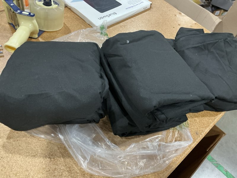 Condition photo showing Good Condition for ymhpride 6 pack polyester tablecloth for 6 foot rectangle tables,60 x102 inch black polyester table clothes table covers, washable black table cloth for wedding,party,banquet,restaurant,buffet table