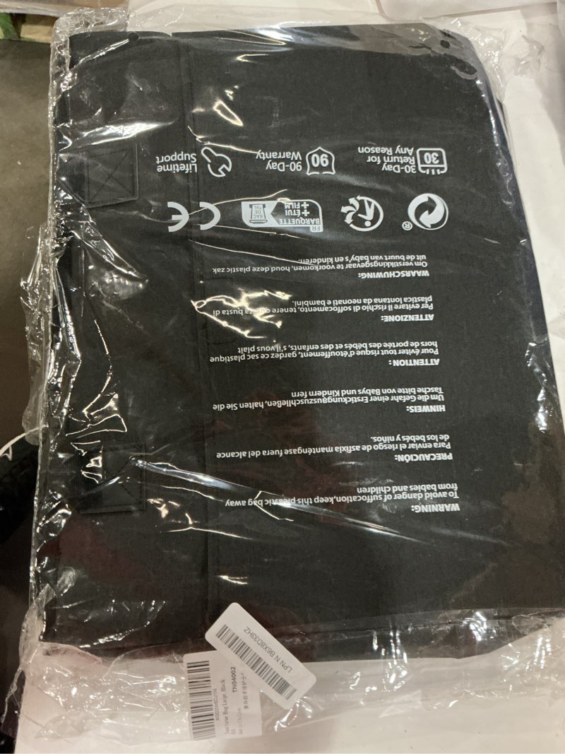 Condition photo showing New/Like New for trunab nurse tote bag for work with padded 15.6” laptop sleeve, nurse bag for hospice visit, home health care black