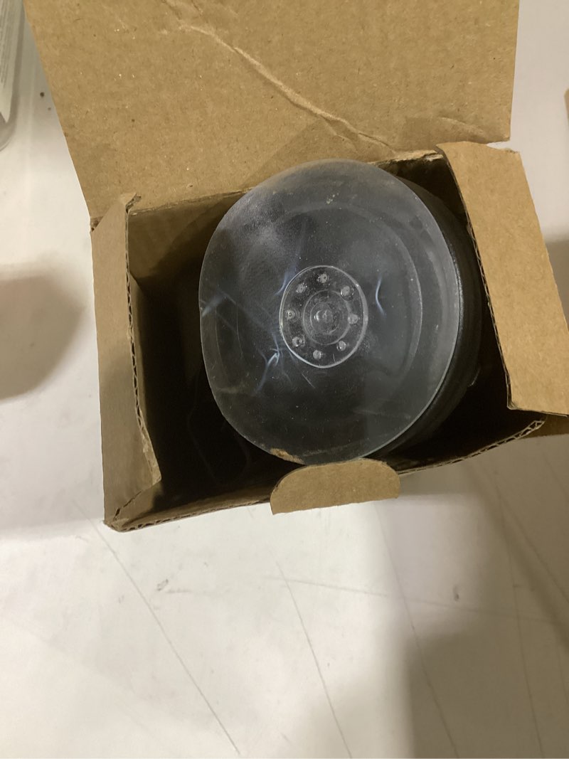 Condition photo showing As Is for solar motion sensor light, 2-in-1 magnetic & adhesive mount, 600lm bright, 3 modes, ip65 waterproof, 1500mah, adjustable angle, easy no-drill installation for outdoor/indoor (fence, wall, glass)