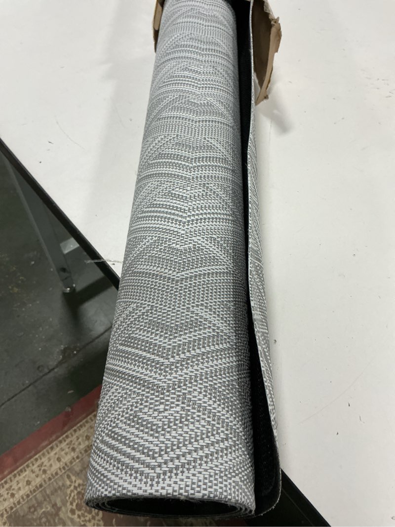 Condition photo showing Good Condition for AiBOB Office Chair Mat for Hardwood Floor & Tile Floor, 53" x 45"Heavy Duty Computer & Desk Chair Mat for Rolling Chairs, Hard Floor Protector for Home Office 45'' X 53'' Rectangle Light Grey