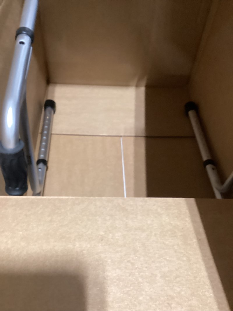 Condition photo showing Good Condition for Carex Health Brands Sturdy Uplift Adjustable Adult Medical Walkers, Folds for Easy Storage & Transport, Guaranteed Longevity, Superior Support for Seniors Steel, 6 lb