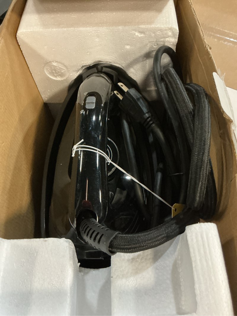 Condition photo showing Good Condition for Sundu Steam Iron,40g/min Continuous Steam,44 OZ Removable Tank,Built-In Pump,Ceramic baseplate,Iron Lock For Easy Carry, Steamer Ideal For Home Use Space Black