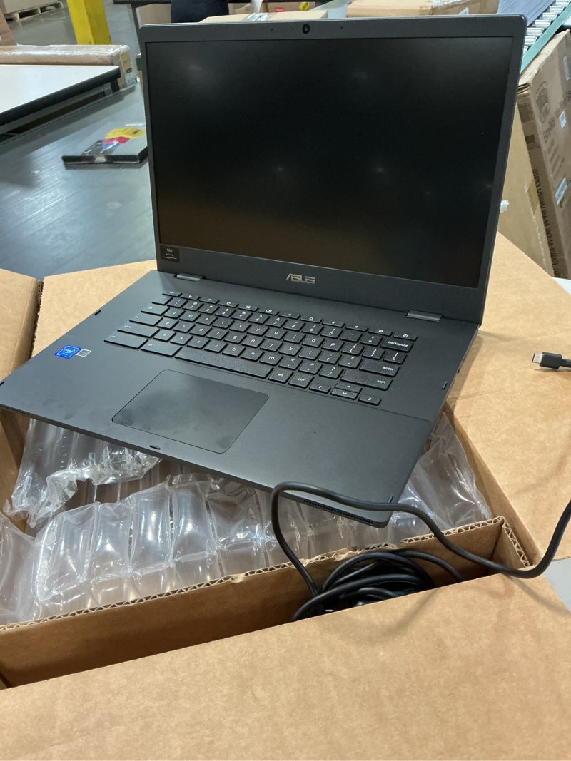 Condition photo showing Good Condition for asus cx1500cna chromebook 15.6" hd laptop, intel celeron n3350 processor, 4gb ram, 64gb emmc flash memory, intel hd graphics, hd webcam, stereo speakers, chrome os, black, (renewed) 15.6'' | 4gb | 64gb ssd