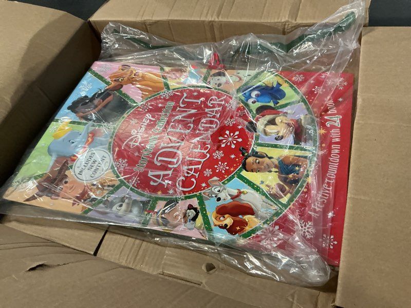 Condition photo showing Good Condition for Disney: Storybook Collection Advent Calendar: A Festive Countdown with 24 Books