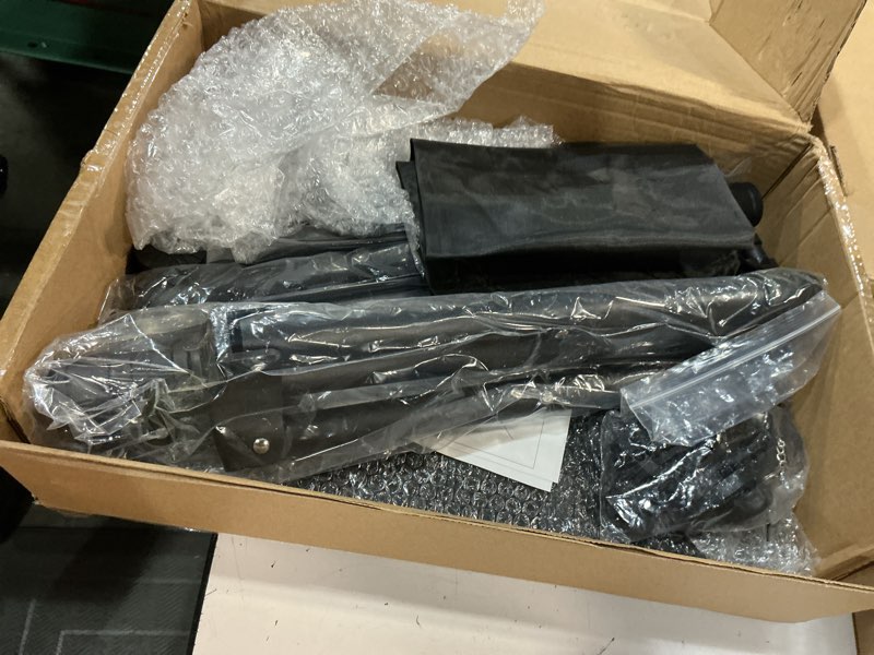 Condition photo showing New/Like New for projector stand tripod adjustable, laptop height from 23.5 to 63.5 inches with gooseneck phone holder, floor for office, home, stage, studio, dj racks holder mount, 23.5inch-63.5inch b?23.5"-63.5" black