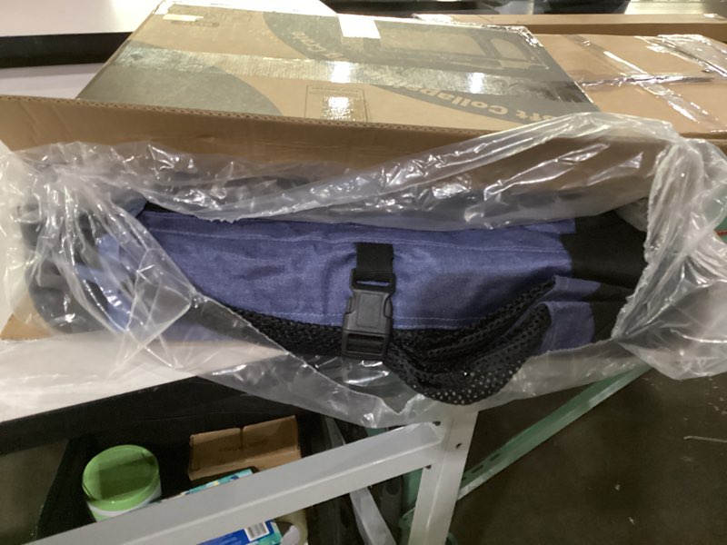 Condition photo showing Good Condition for gardner pet soft collapsible dog crate - 30 inch portable travel dog crate for small/medium dogs indoor & outdoor, 3-door pet crate with durable mesh windows & storage bag, blue blue 30.0"l x 21.0"w x 21.0"h
