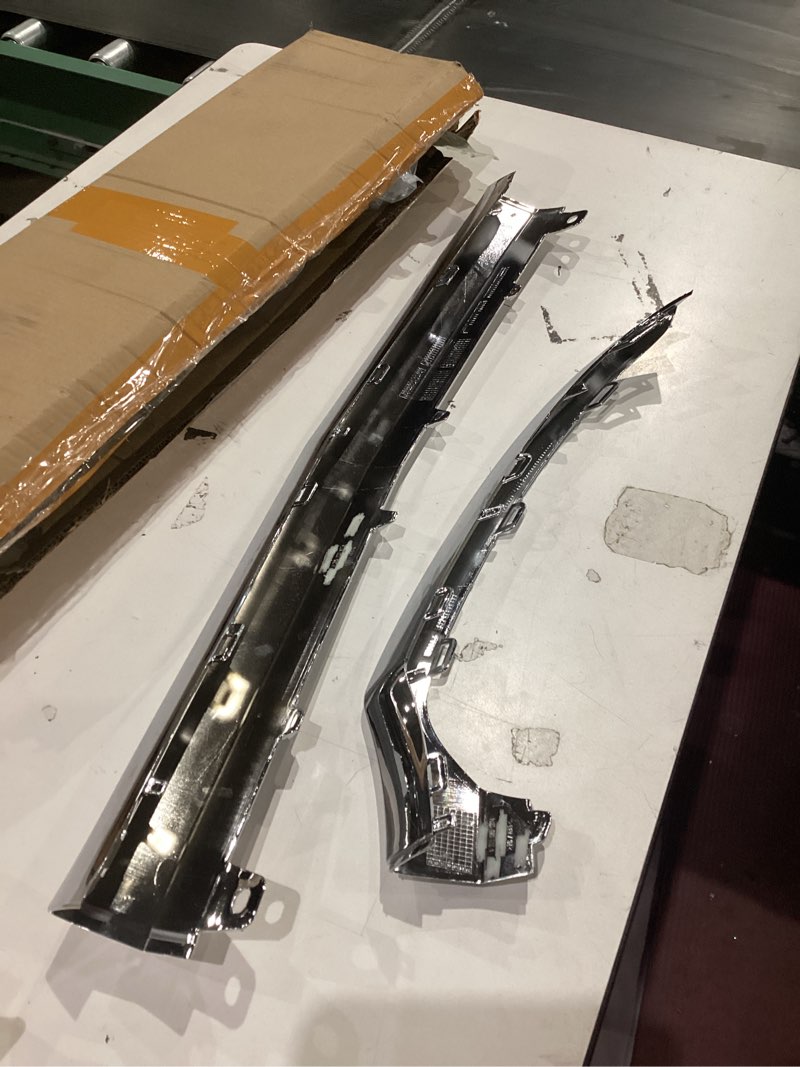 Condition photo showing Good Condition for front bumper lower trim compatible with mercedes-benz c300 2015-2018 c400 2015, part number: 2058851374, 2058851474, a2058851374, a2058851474, a 205 885 14 74