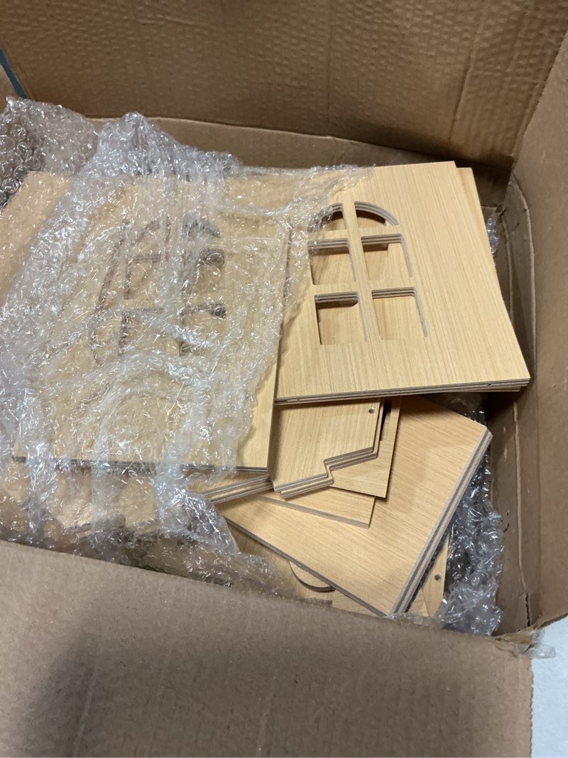 Condition photo showing Good Condition for guinea pig hideout with hammock & ramp – multi-level wooden small animal house for hamsters, rabbits, chinchillas | easy assembly guinea pig cages