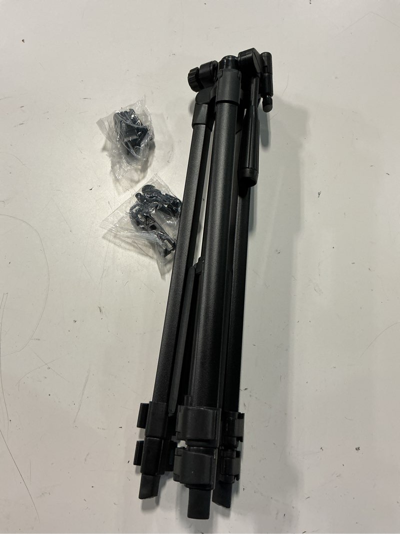 Condition photo showing Good Condition for onn 52" aluminum compact camera tripod adjustable height, light weight, mounts for slr|camera|smartphone|gopro