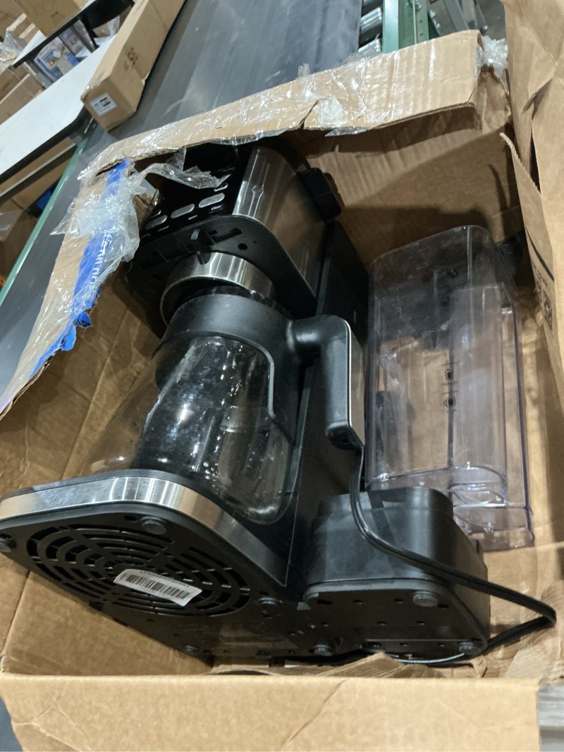 Condition photo showing As Is for ninja | drip coffee maker | dualbrew pro hot & iced coffee machine | use with k-cup coffee pods | 3 brew styles (classic, rich, & iced) | 60oz removable reservoir & dishwasher safe | black | cfp101 paper filter