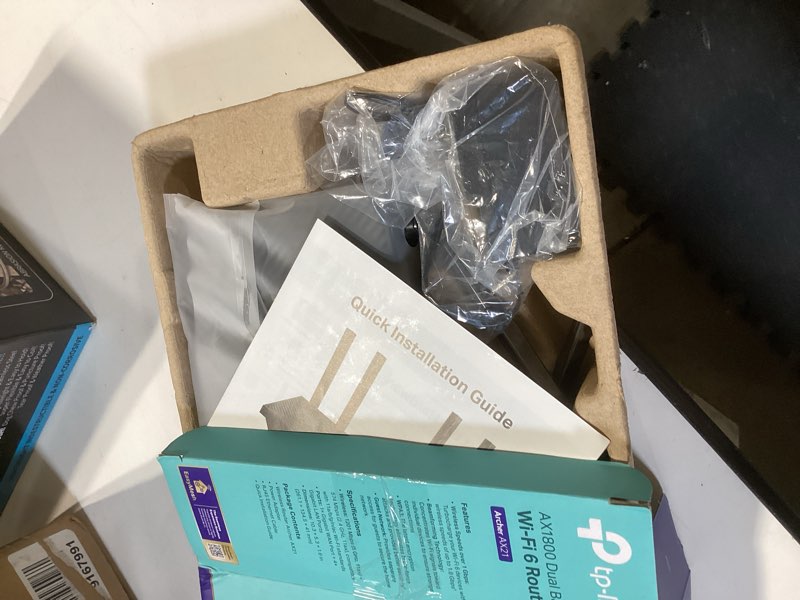 Condition photo showing Good Condition for tp-link ax1800 wifi 6 router (archer ax21) – dual band wireless internet, gigabit, easy mesh, works with alexa - a certified for humans device, free expert support