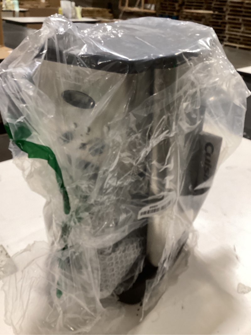 cuisinart dcc-1200p1 brew central 12-cup programmable coffeemaker coffee maker, carafe, brushed chro