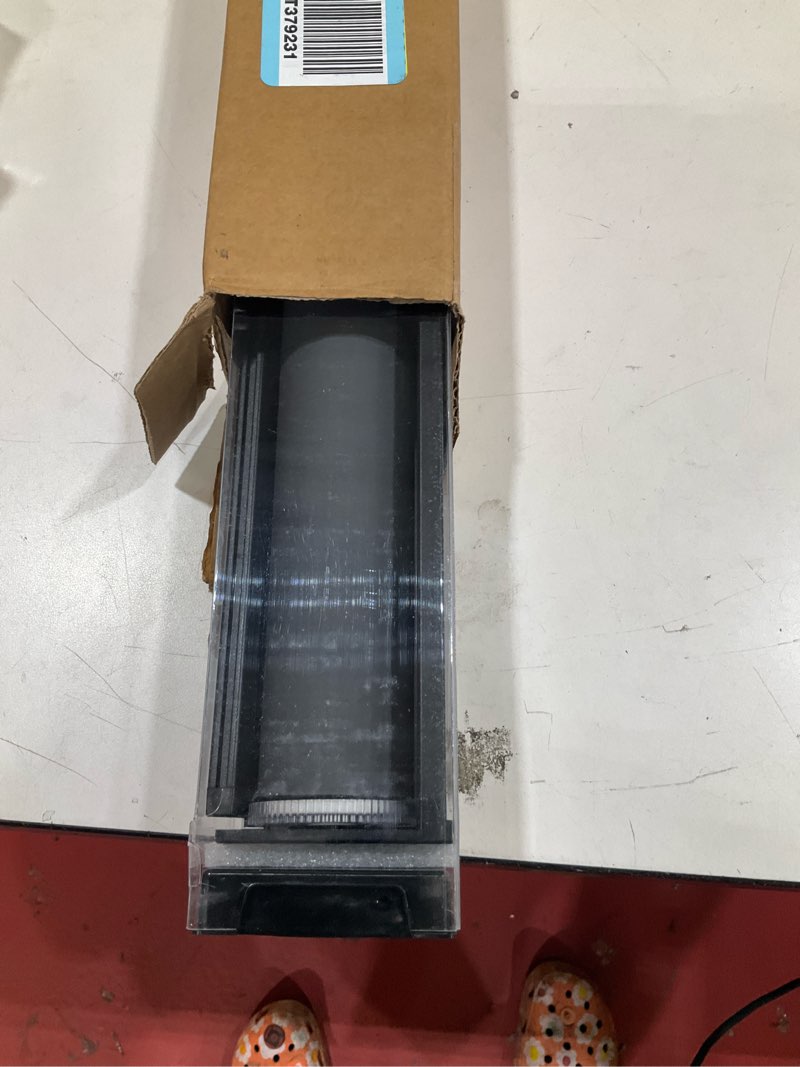 Condition photo showing Good Condition for cordless blackout roller shades blinds for windows free-stop,pull down room darkening with valance,thermal insulated woven fabric window door blinds for home,office,black 20" w x 72" h 20"w x 72"h black