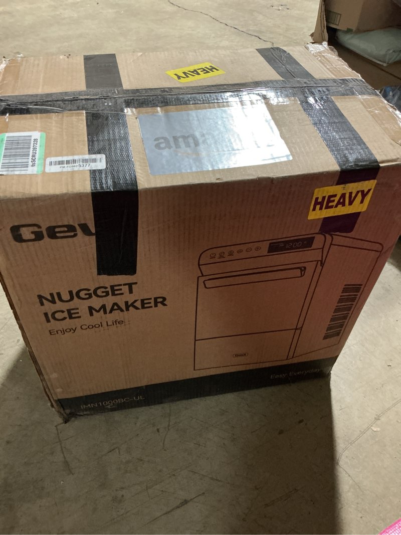 Condition photo showing Good Condition for gevi nugget ice maker countertop 40lbs/24h, pebble ice machine with programmable timer,self-cleaningchewable pellet ice for home, kitchen,office,gift 17.3"d x 9.7"w x 16.7"h white 1