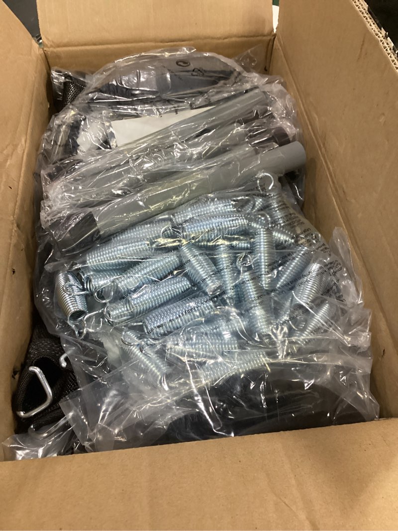 Condition photo showing Good Condition for BCAN 450LBS/550LBS Foldable Mini Trampoline, 40"/48" Adult Fitness Trampoline with Durable Bungees, Stable & Quiet Exercise Rebounder,Great Mini Trampoline for Indoor/Garden Workout 48IN 48-Green