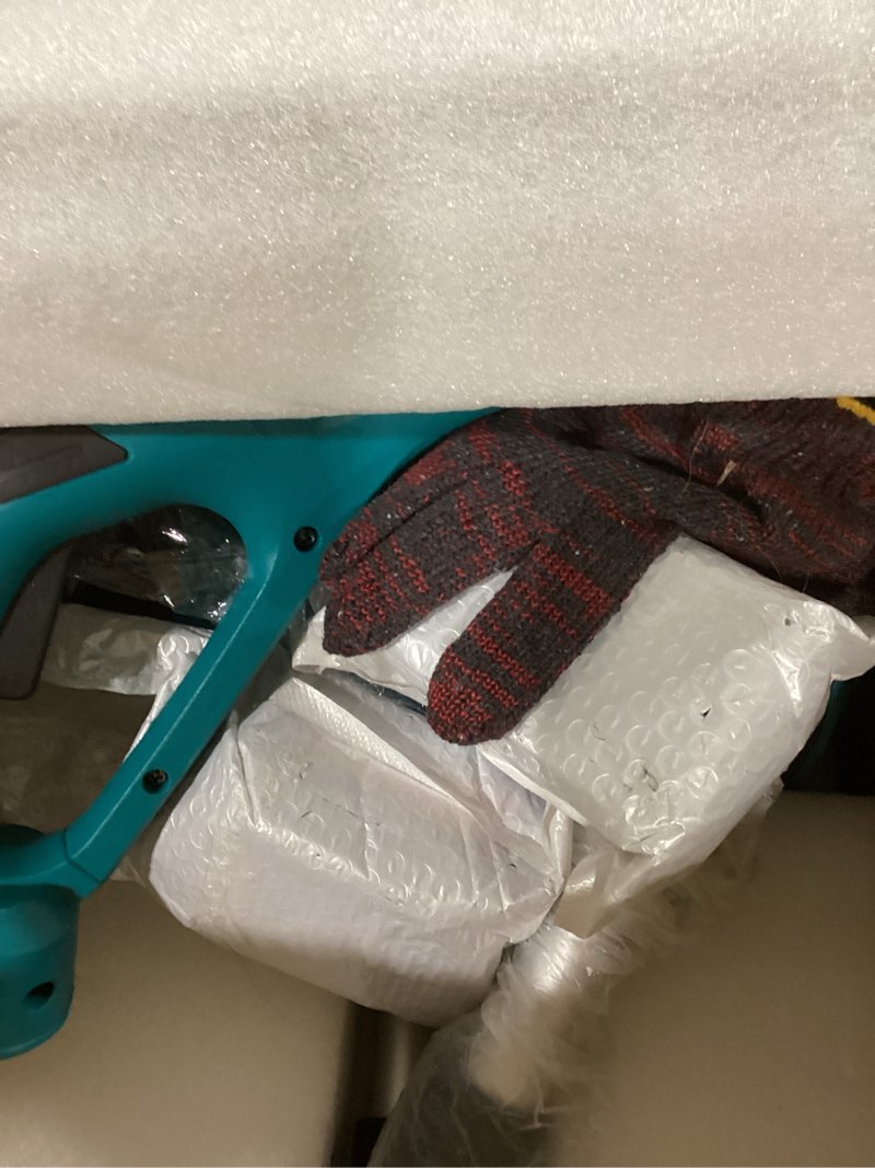 Condition photo showing As Is for Cordless Snow Shovel Electric Snow Blower 20ft Throw Distance, Adjustable Snow Removal Direction, Electric Snow Shovel for Driveway,Steps, Patio, Sidewalk Snow Removal.