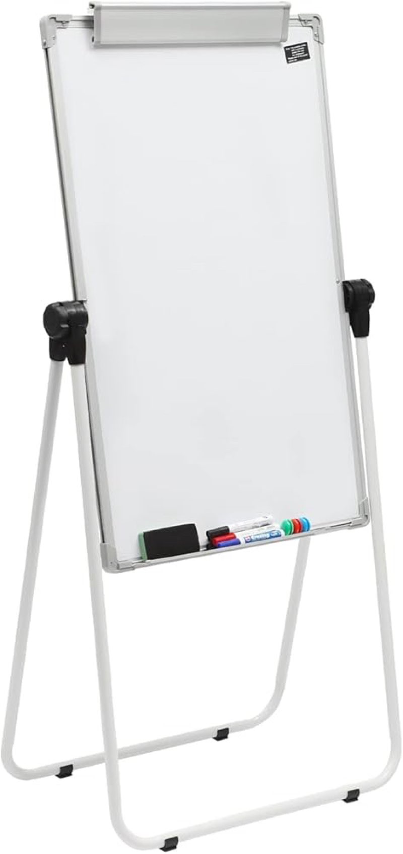 Dry Erase White Board with Stand Double Sided 36"X24" Magnetic U Standing Easel Whiteboard, Height A