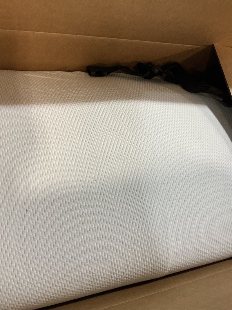 Condition photo showing As Is for 2Inch Cot Mattress Topper,Narrow Twin Foam Mattress for Camping Cot,Sofa Bed,Pull Out Chair Cushion,Portable,Roll Up Surpportive Sleep Pad(75 x 30) 75x30x2 IN Medium Firm