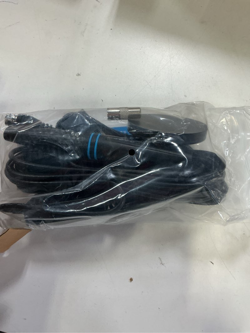 Condition photo showing New/Like New for tv antenna indoor, antenna for smart tv, support 4k 1080p with signal booster for local channels, long range reception - cable length 18ft (dark grey)