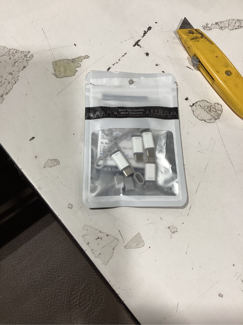 Condition photo showing Good Condition for 4 pack lightning to usb c adapter for iphone 15/16/17 pro/17 pro max,for iphone 17/16 charger,17/16 accessories,fast charging & data transfer,usb c charger connector cable,not for audio/otg lighting to usb c adapter