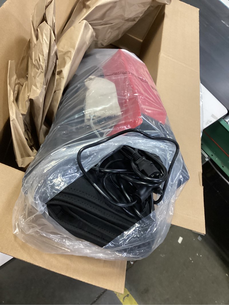 Condition photo showing As Is for 25” x 12.3” Large Red Light Therapy Pad for Body, Tri-Chip Grade 312 LEDs 48W, 10-90Min Timer with Controller, 660nm & 850nm Near Infrared Light Therapy Mat for Back Shoulder Joint Muscle 25''