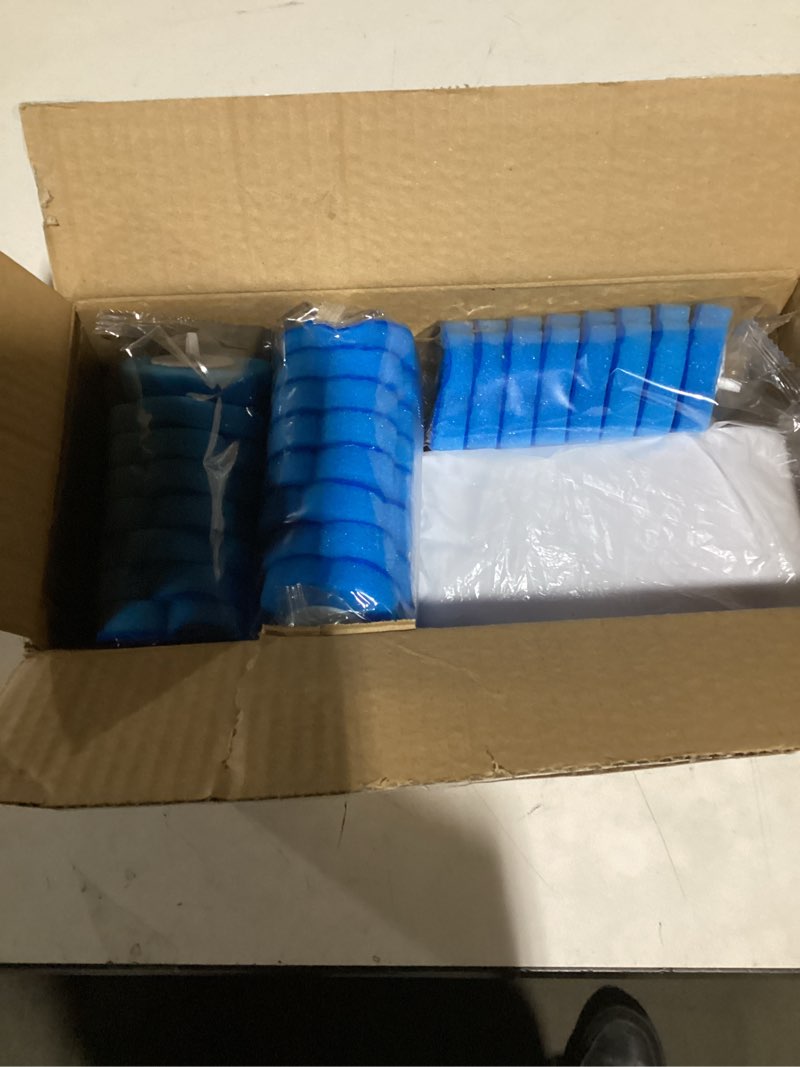 Condition photo showing Good Condition for Disposable Toilet Brush with 48 Replacement Heads, Wall-Mounted Toilet Brush, Suitable for Cleaning Toilet Bowls, bathtubs, Bathroom Floors and Other Surfaces (Refill Heads with Built-in Cleaner)