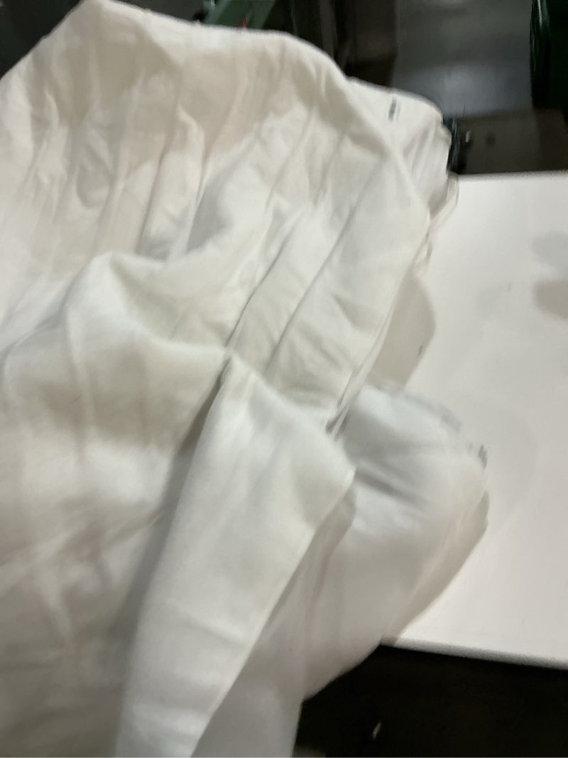 Condition photo showing As Is for bwarm wifi heated mattress pad queen size, bed warmer with 9 heat settings, 1-12 hours auto off deep pocket, machine washable, diamond quilted white queen 60" x 80"