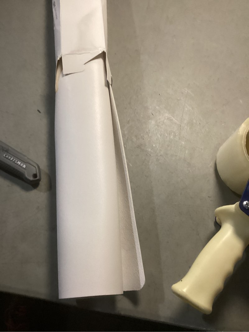 Condition photo showing Good Condition for ysagi non-slip leather desk pad xl size, waterproof laptop computer desk keyboard mat, table protector blotter mat, large mouse pad for office/work/home/decor(white, 47.2" x 23.6")-no band white 47.2" x 23.6"