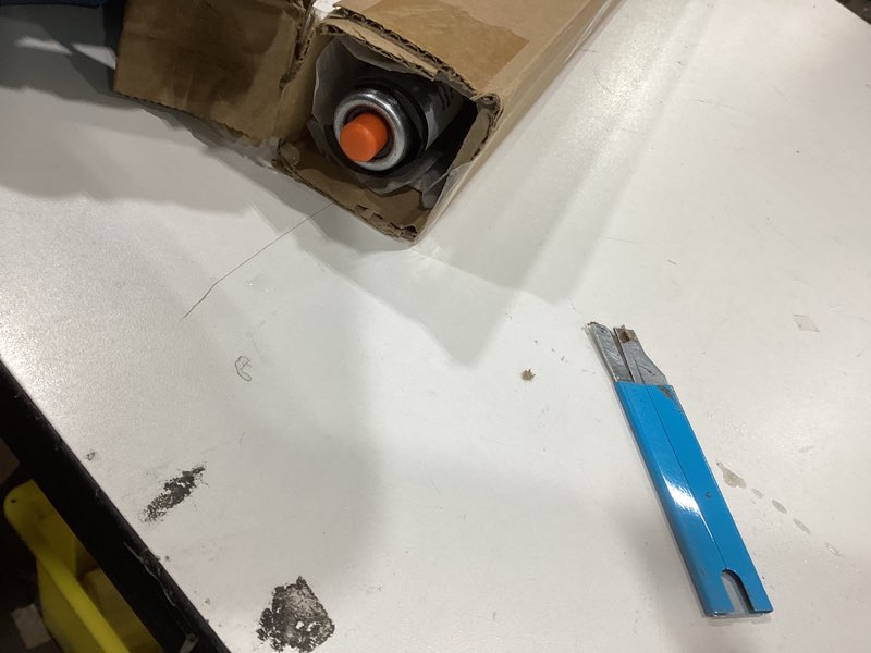 Condition photo showing As Is for 18" to 28" Long Adjustable Gas Lift Cylinder Tube for Bar Stool Drafting Chair Replacement Parts,Heavy Duty Hydraulic Pneumatic Cylinder Shock Piston (10" Lift Stroke)