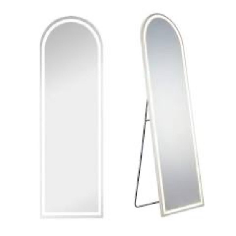 Similar Full-Length Metal Mirror with Floor Standing Bracket