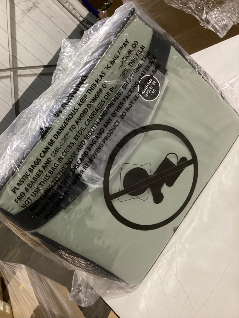 Condition photo showing As Is for Titan by Arctic Zone Deep Freeze Cooler - Zipperless Hardbody Cooler - Deep Freeze Insulation, HardBody Liner, and SmartShelf 30 Can Seagrass