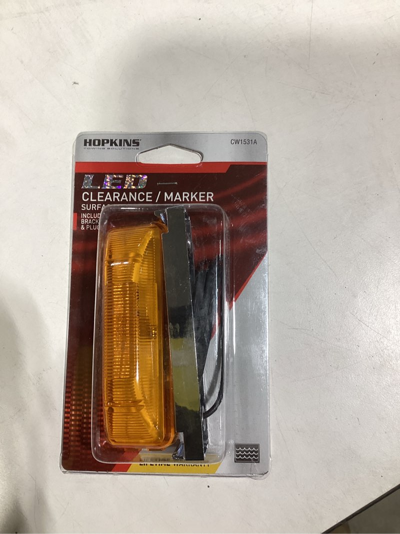 Condition photo showing New/Like New for Hopkins LED 4" Sealed Rectangular Clearance Side Marker, Amber