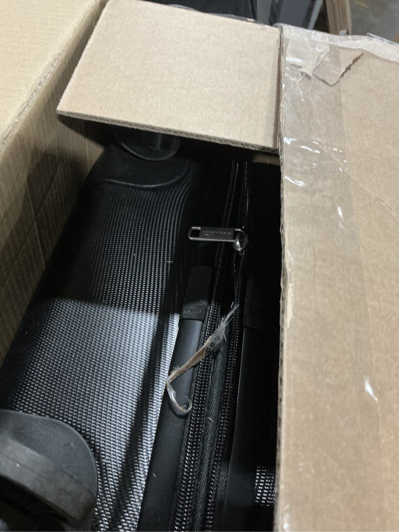 Condition photo showing Good Condition for Amazon Basics 21" Hardside Carry-On Luggage, Hardshell Suitcase With Wheels, Expandable For Up to 25% More Space, With Scratch-Resistant Surface, Four Multi-directional Wheels, Black Black Carry-On
