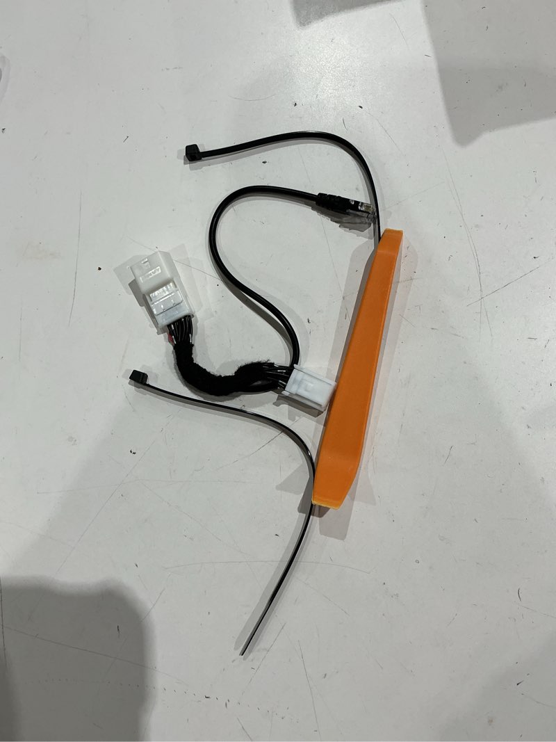 Condition photo showing Good Condition for radar detector power adapter rj11 plug (12p type c) compatible with toyota corolla/rav4/tacoma/camry/4runner/tundra/sienna,lexus gx460/lx570/es/gs/nx/rx/ux,connect lane assist,clean install