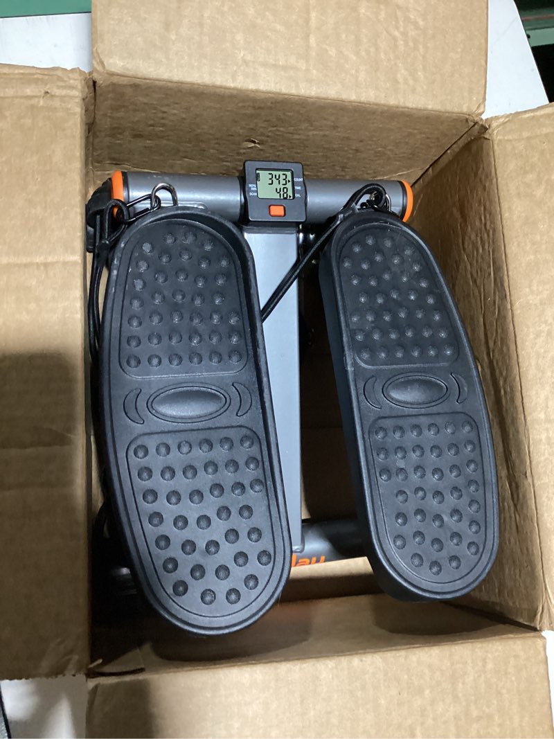 Condition photo showing Good Condition for Niceday Steppers for Exercise, Stair Stepper with Resistance Bands, Mini Stepper with 300LBS Loading Capacity, Hydraulic Fitness Stepper with LCD Monitor 