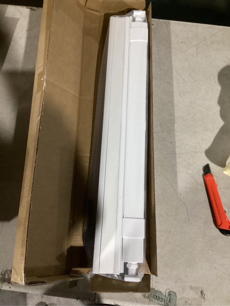 Condition photo showing Good Condition for lazblinds no tools no drill cordless cellular shades, top down bottom up (tdbu) honeycomb shades for home, light filtering thermal insulation blinds for windows, 26" w x 48" h, white light filtering - white 26" w x 48" h