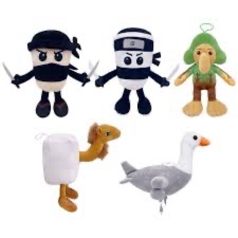 3 Pcs Animal Plush?Includes Capuccino Assassino, Frigo Camelo, and Bombombini Gusini., The for Enthusiasts (3 Pcs A4)