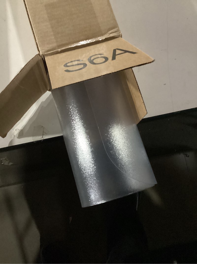 Condition photo showing As Is for Kuyal Clear Chair mat for Hardwood Floor 30 x 48 inches Transparent Floor Mats Wood/Tile Protection Mat for Office & Home (30" X 48" Rectangle) 30" X 48" Rectangle Clear