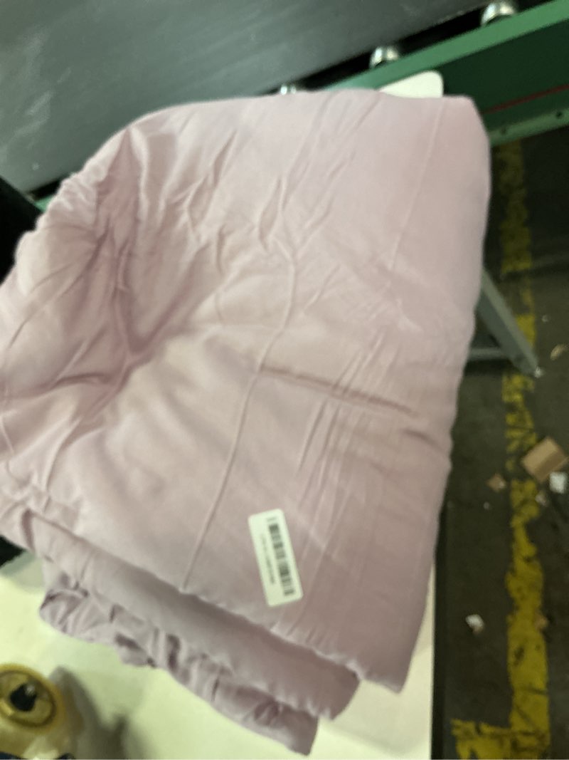 Condition photo showing Good Condition for BEDELITE Light Purple Twin Comforter Set - 2 Peices Boho Pintuck Bedding Comforter Sets, Lightweight Soft & Warm Twin Bedding Sets with 1 Pillowcase for All Season Light Purple Twin(68"x 88")