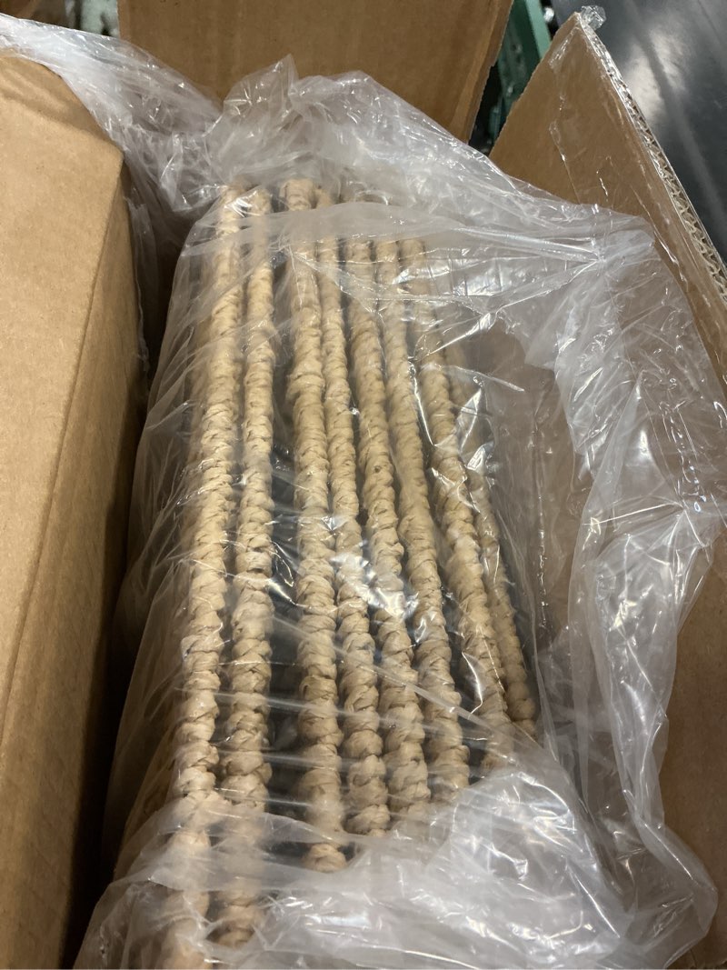 Condition photo showing Good Condition for Foldable Storage Baskets with Handles Paper Rope Storage Baskets Rectangle Collapsible Hand Woven Storage Cubes Bins for Organizing Shelves Living Room Bedroom Pantry (4, 11'' x 11'' x 11'') 11'' x 11'' x 11'', set of 4 Natural