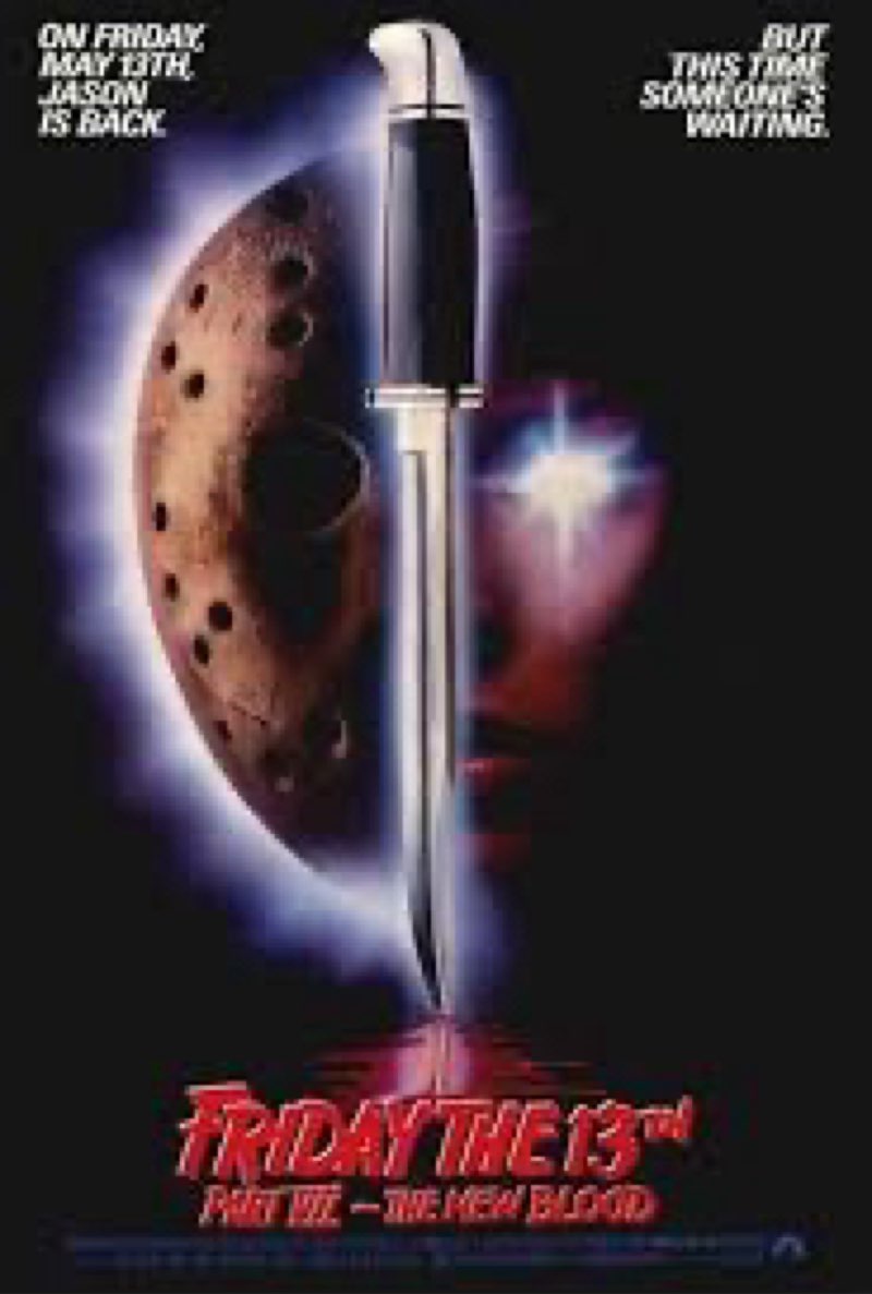 Friday the 13th Part 7: The New Blood Movie Poster Print (27 x 40)