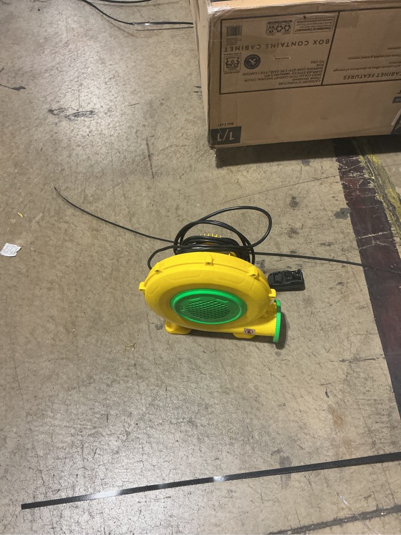 Condition photo showing Good Condition for costway 480w air blower 0.64 hp air pump fan with convenient handle and ground stakes