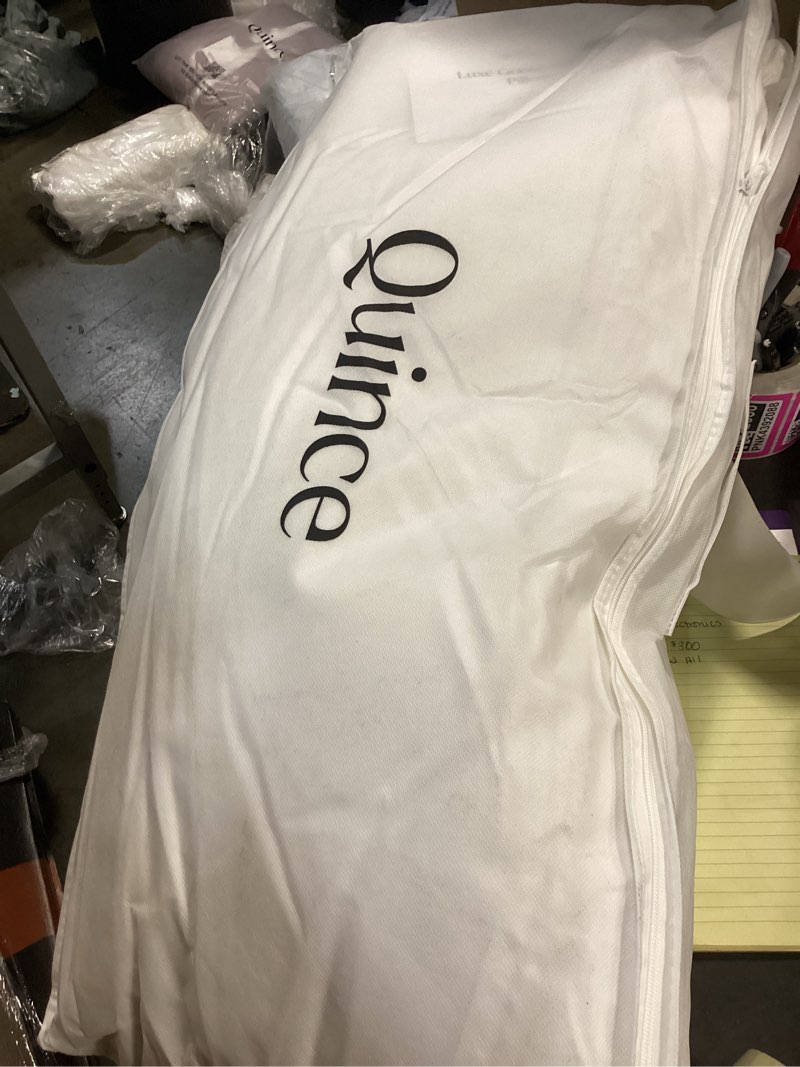 Condition photo showing New/Like New for quince luxe goose down pillow, king