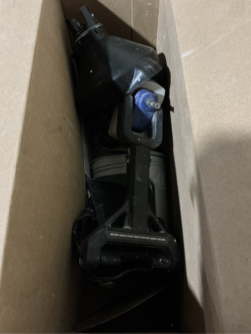 Condition photo showing As Is for graco cordless handheld airless paint sprayer
