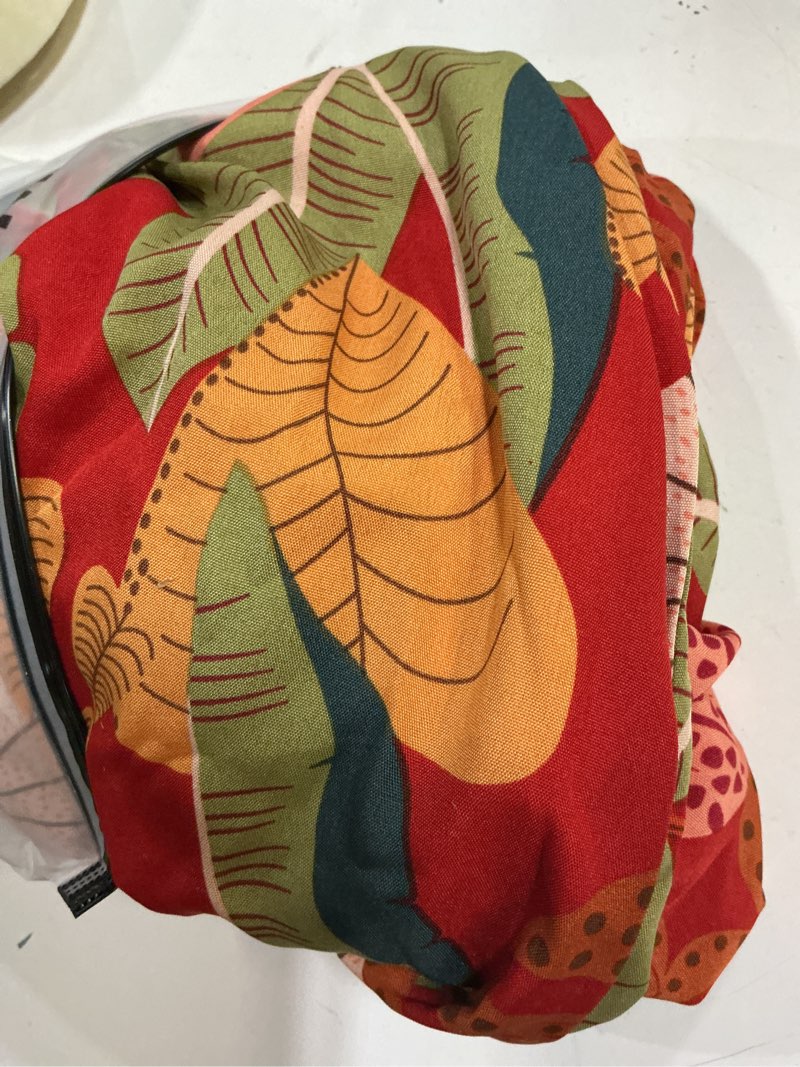 Condition photo showing Good Condition for makemechic women's off shoulder blouse lantern long sleeve frill trim floral print shirt tops large multicolor